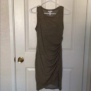 Leith olive green dress